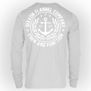 Dixxon Flannel Company 2XL Salty Crest UV Long Sleeve T-Shirt Gray NWT